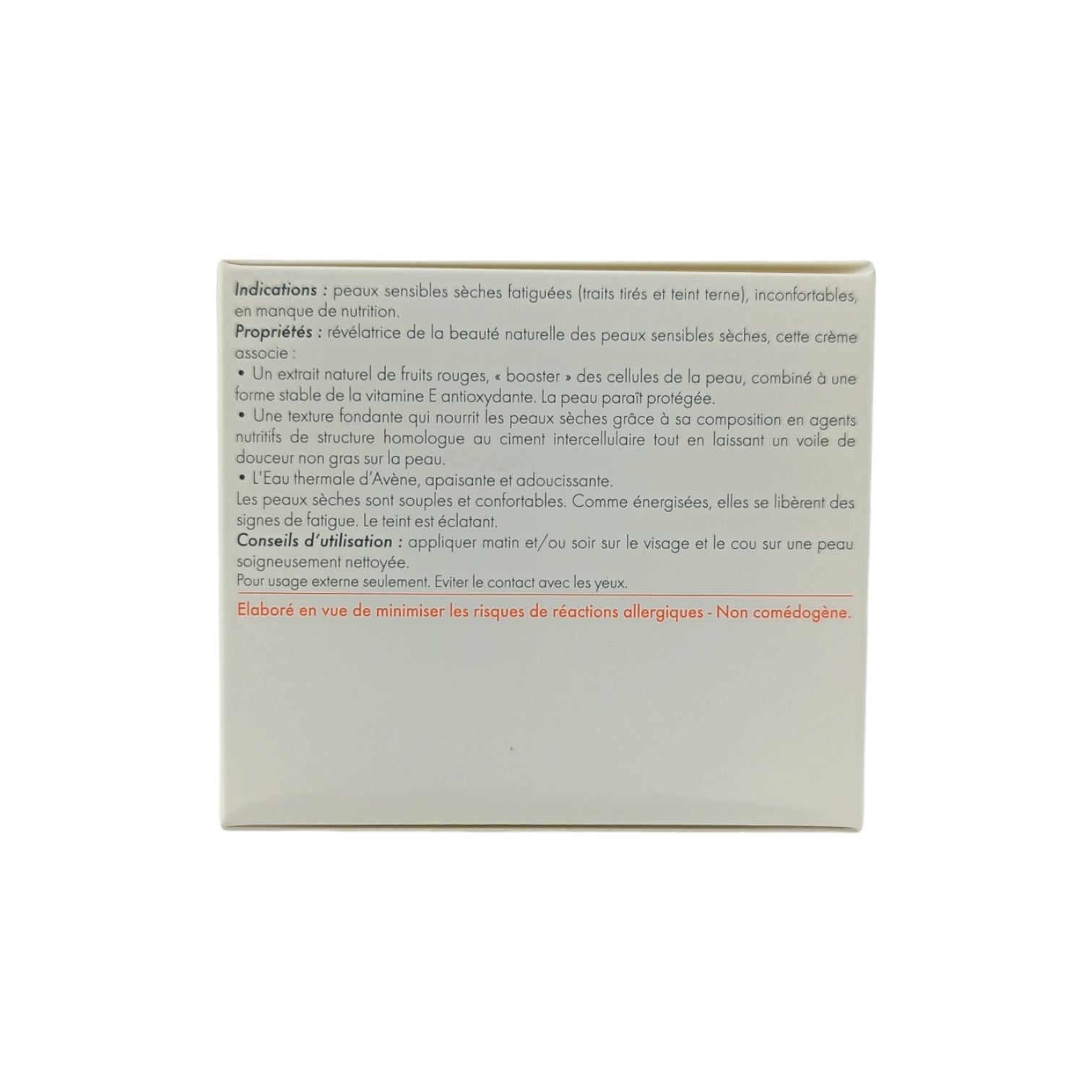 Avene Nutri Revitalising Cream 50ml