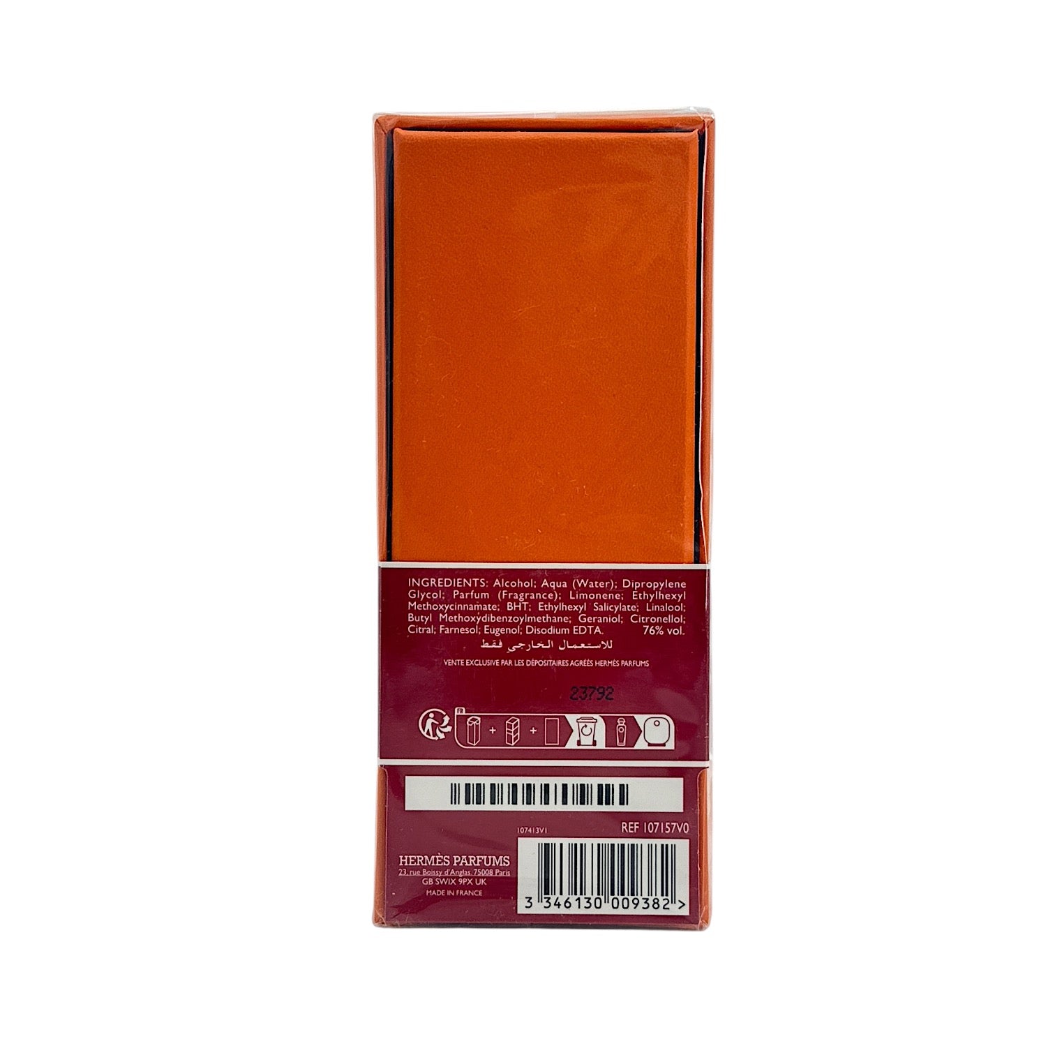 Hermes Eau De Rhubarbe Ecarlate Eau De Cologne Spray 100ml
