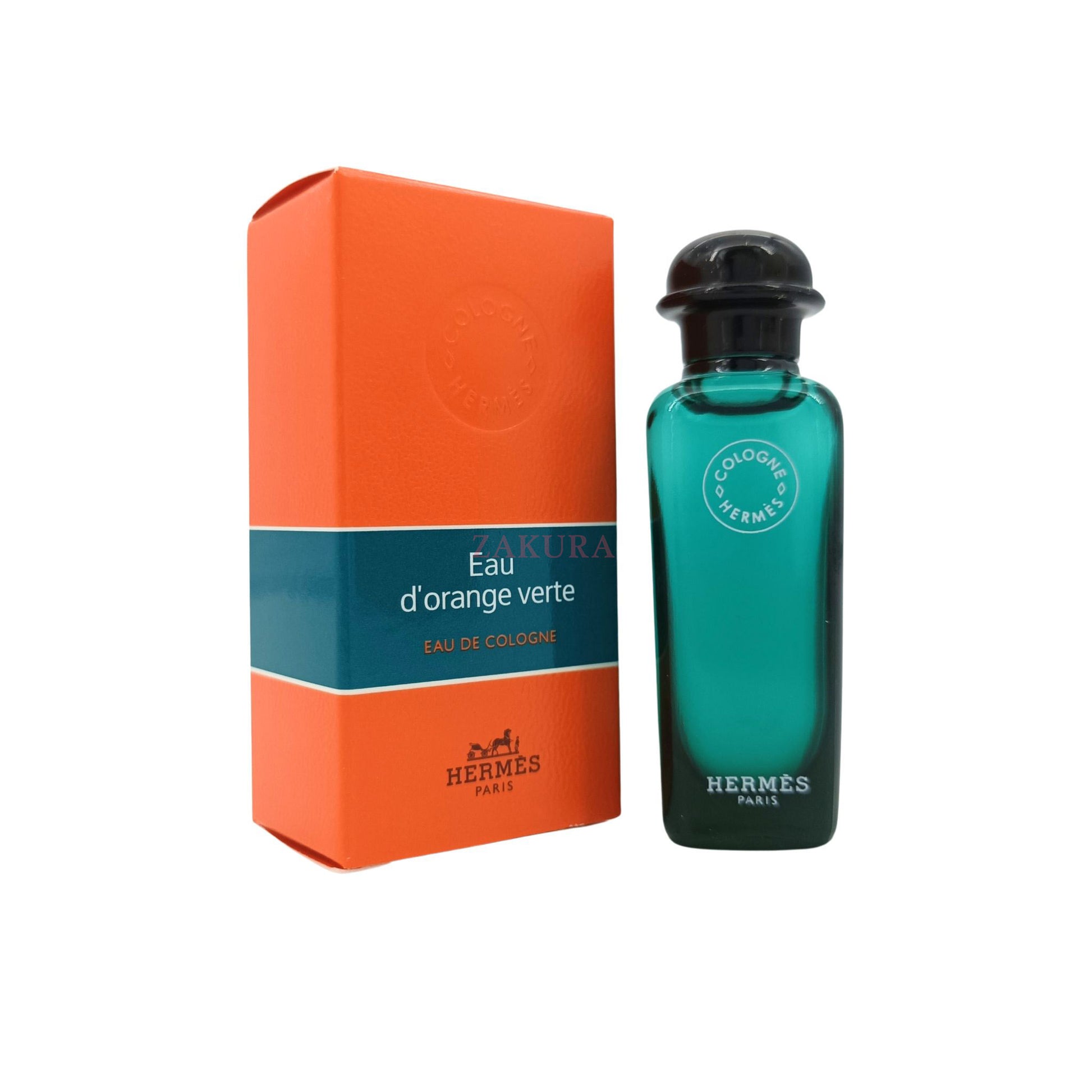 Hermes Eau D'Orange Verte Cologne Spray (7.5ml Miniature/15ml) 7.5ml