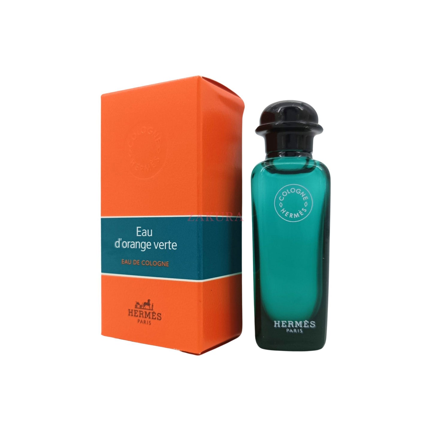 Hermes Eau D'Orange Verte Cologne Spray (7.5ml Miniature/15ml) 7.5ml