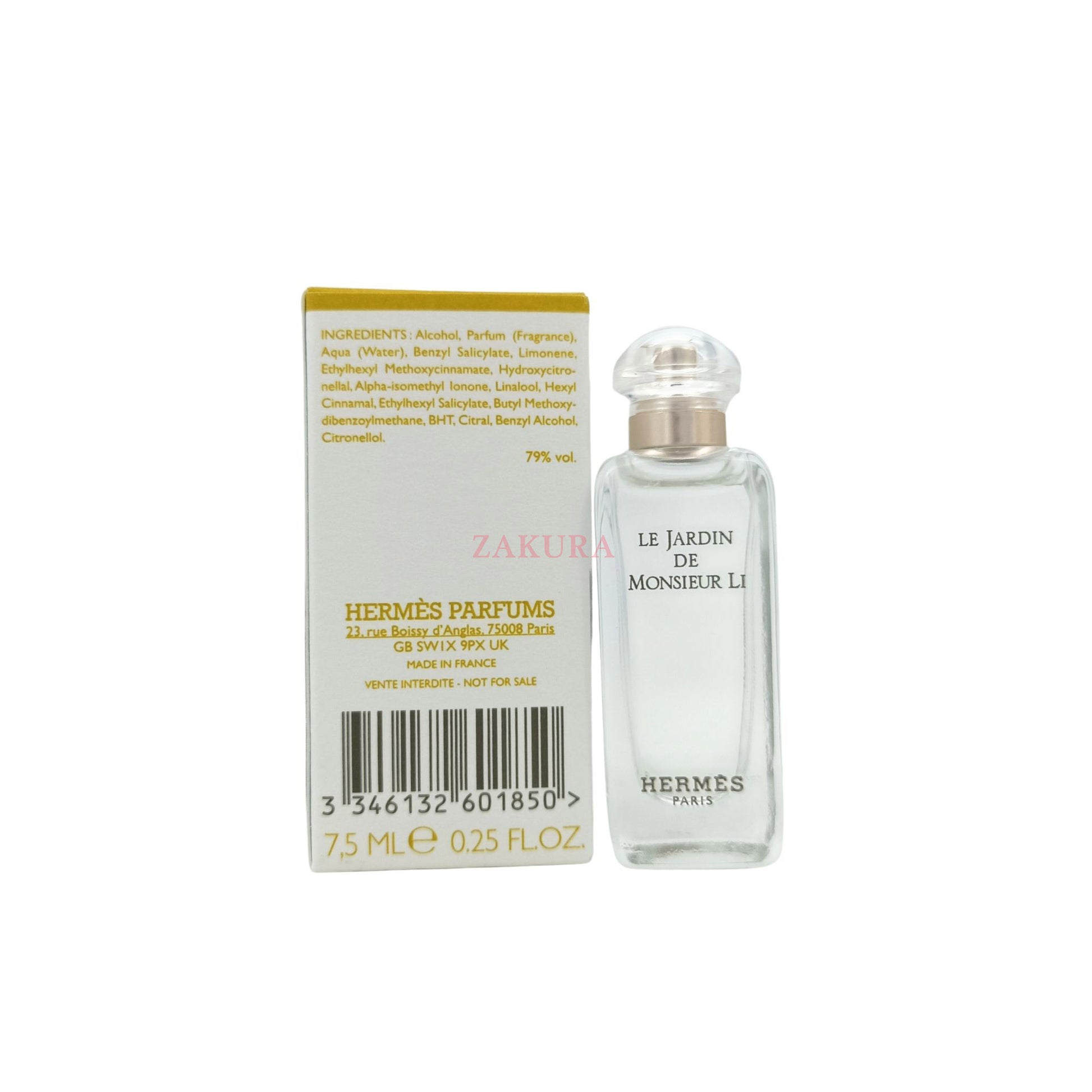 Hermes Le Jardin De Monsieur Li Eau De Toilette Spray (7.5ml Miniature/15ml Miniature/50ml/100ml) 7.5ml