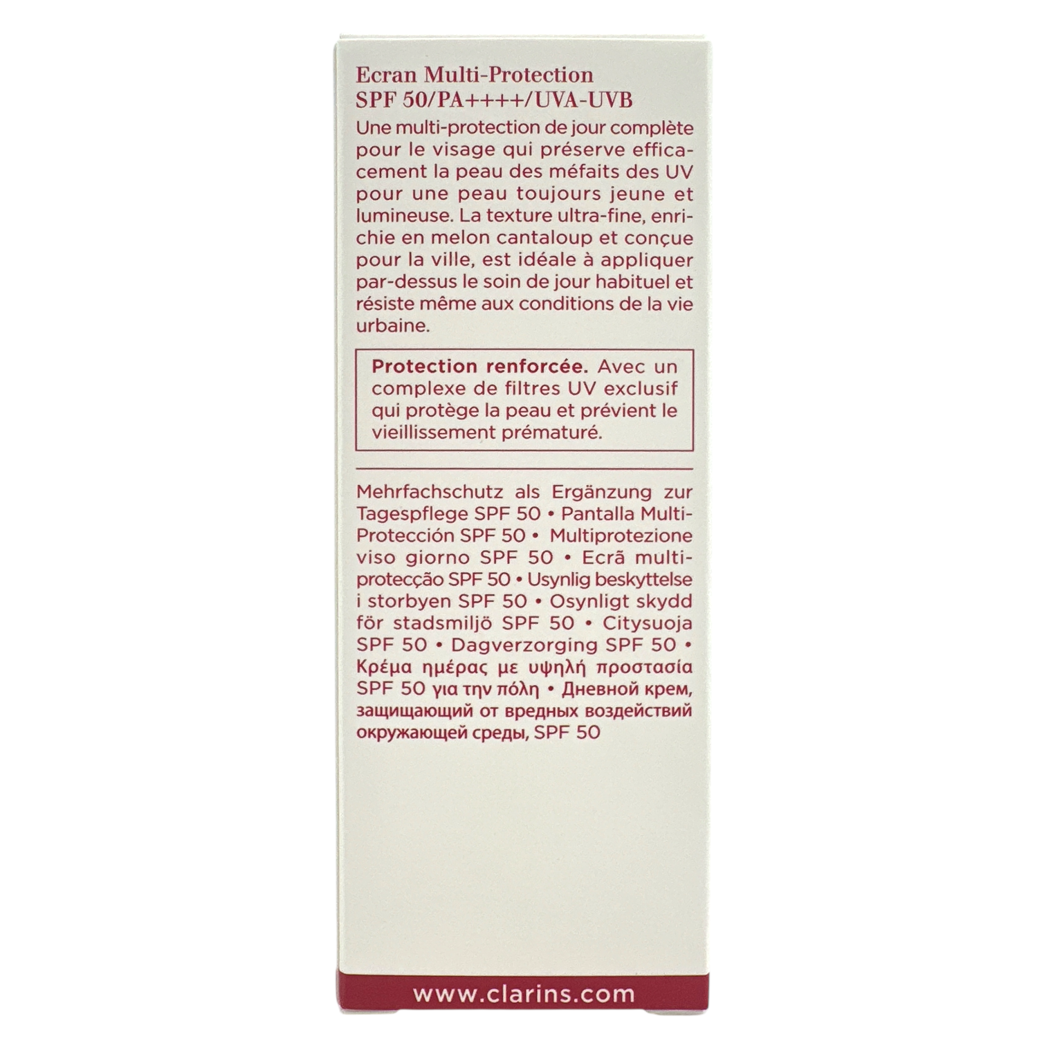 Clarins [5P] Anti-Pollut Multi-Protect Moist Screen SPF 50 30ml