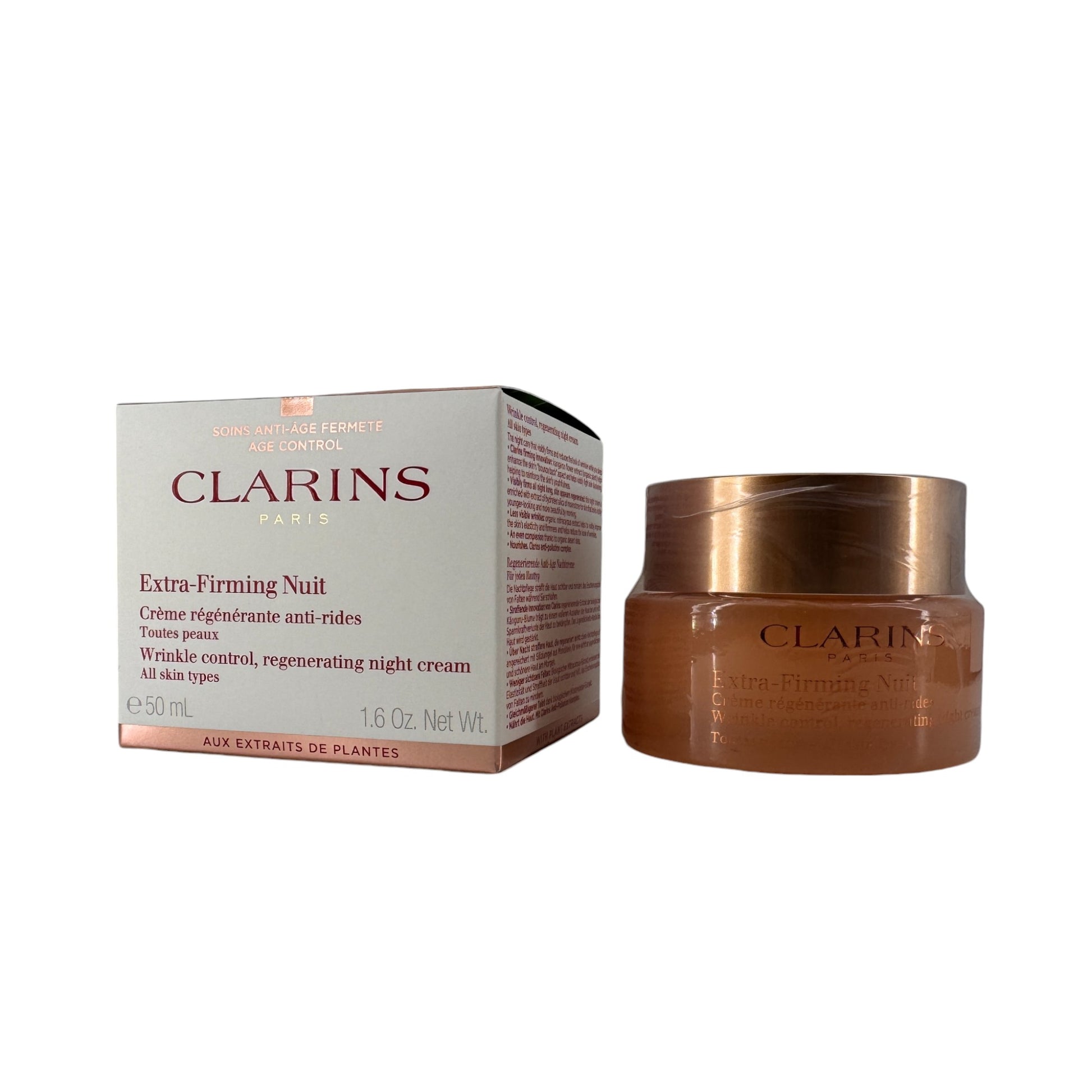 Clarins Extra-Firming Nuit Wrinkle Control Night Cream 50ml