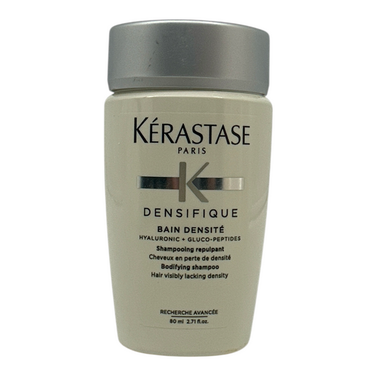 Kerastase Densifique Bain Densité Bodifying Shampoo – 80ml travel-size thickening shampoo with hyaluronic acid, available at Zakura Global.