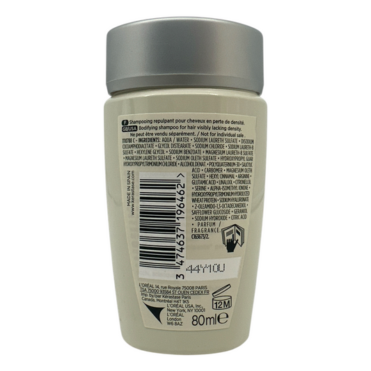 Kerastase Densifique Bain Densité Bodifying Shampoo – 80ml travel-size thickening shampoo with hyaluronic acid, available at Zakura Global.