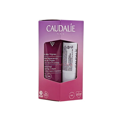 Caudalie The Des Vignes Lip&Hand Set (Cream 30ml+ Lip 4.5g) 2pcs