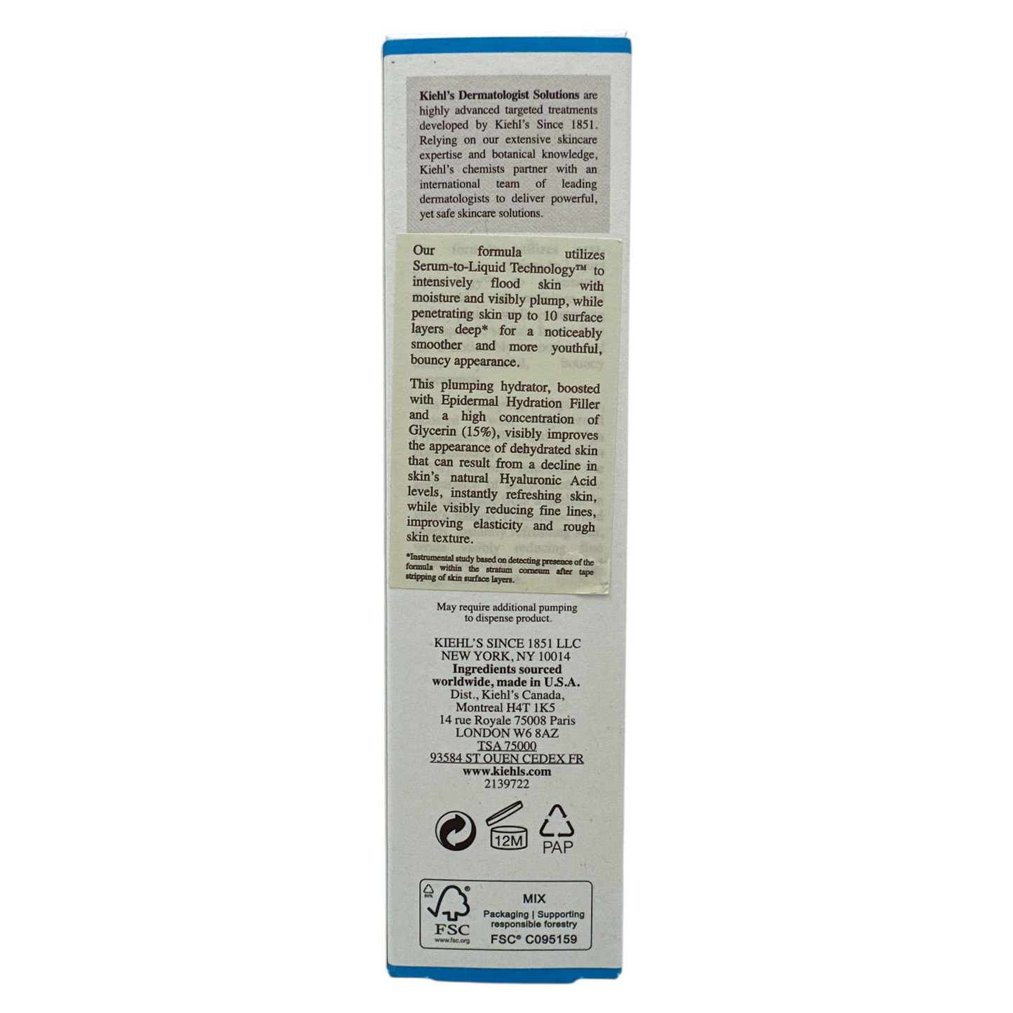Kiehl's Hydro-Plumping Serum Concentrate 75ml