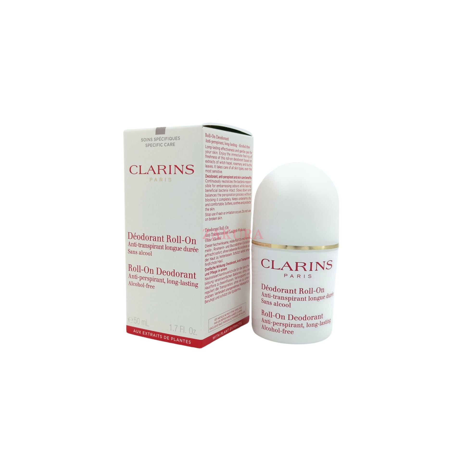 Clarins Gentle Care Roll-On Deodorant 50ml