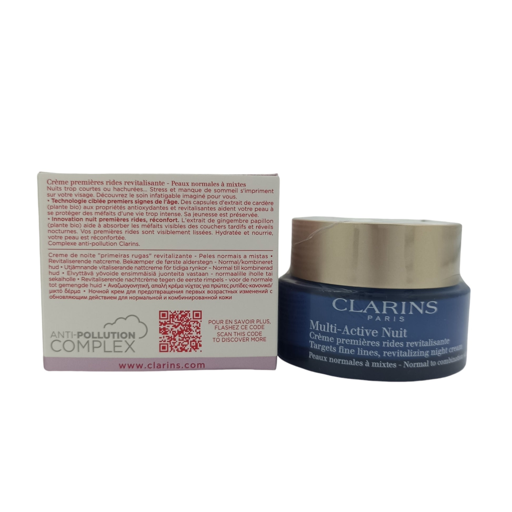 Clarins Multi-Active Night Targets Fine Lines Night Cream 50ml