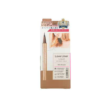 Love Liner Liquid Eyeliner 0.55ml (Black/Dark Brown/Brown/Milk Brown)