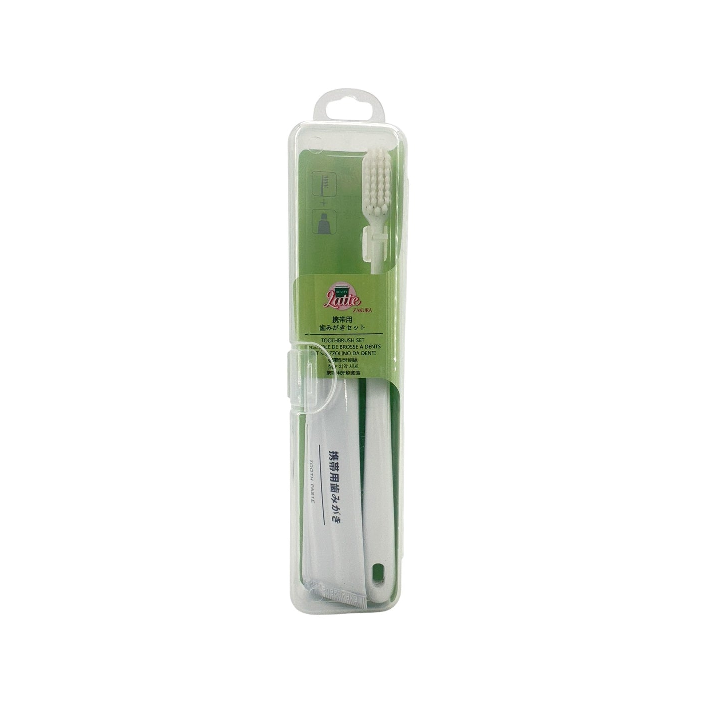 Beauty Latte Portable Toothpaste & Toothbrush Set 1set