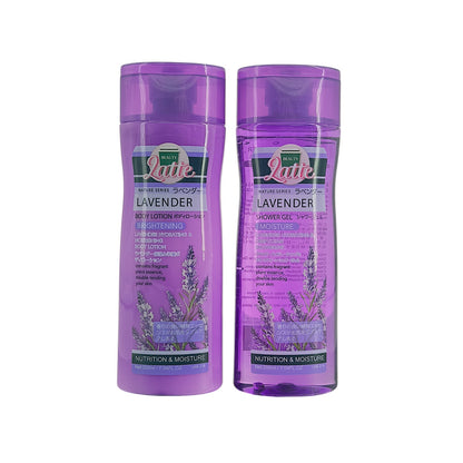 Beauty Latte Lavender Body Cleansing Set 200ml*2