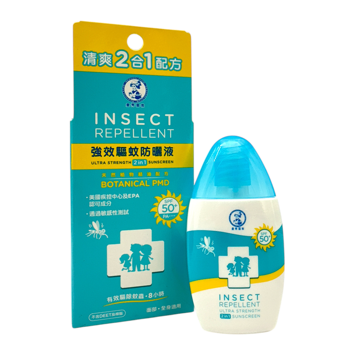 Mentholatum Insect Repellent Ultra Strength 2-in-1 Sunscreen 35g