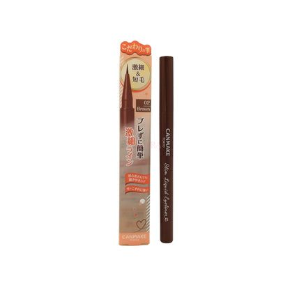Canmake Slim Liquid Eyeliner - (01/02) 0.67ml 02 Brown