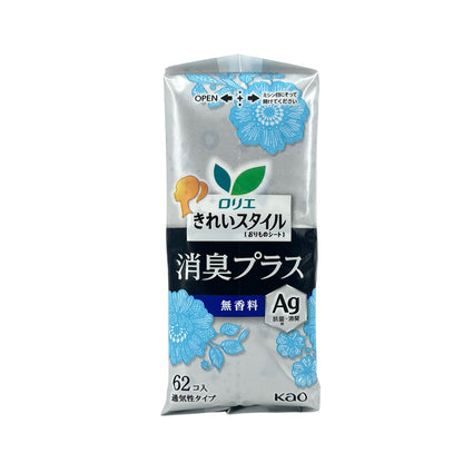 Laurier Breathable Pantiliners Fragrance-Free 62pcs / Zakura Global