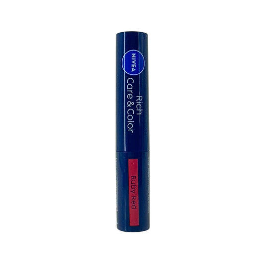 Nivea Rich Care & Color Lip Balm - Ruby Red 2g