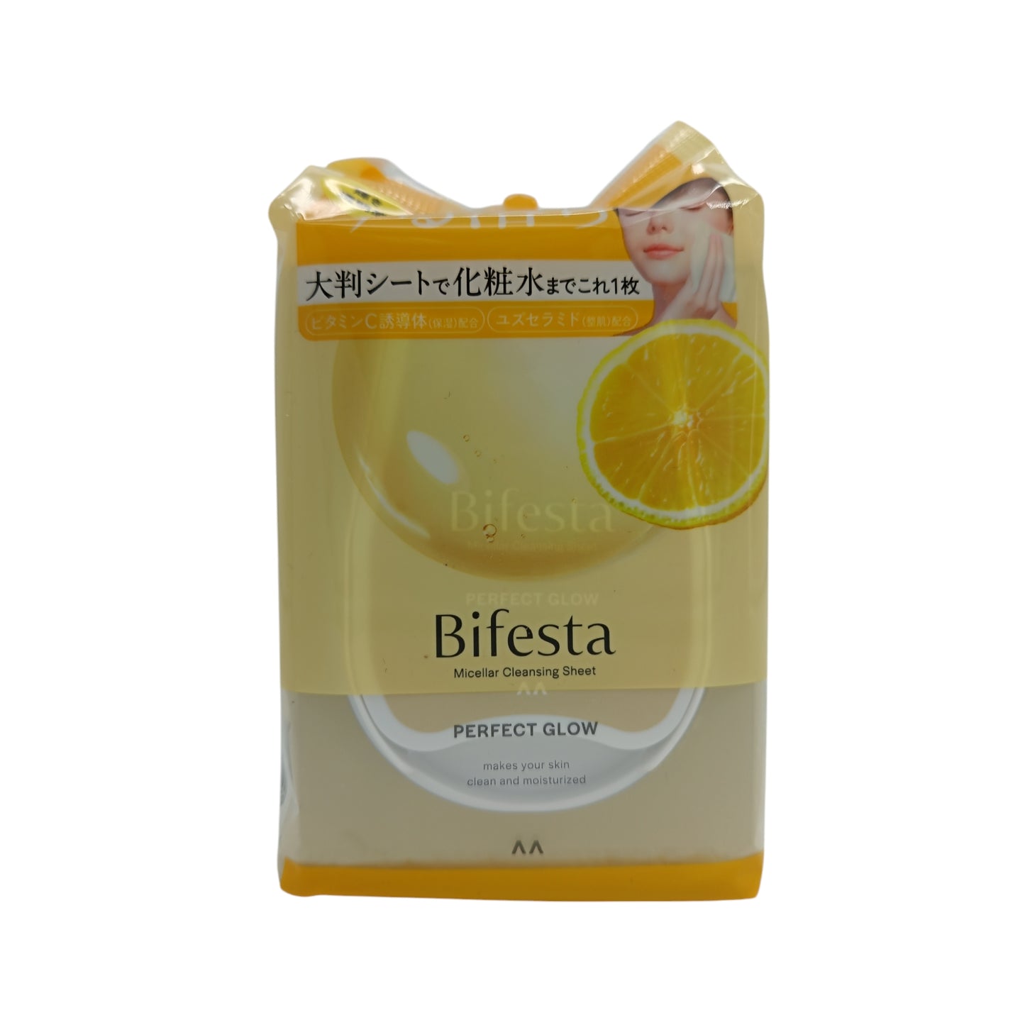 Bifesta Micellar Cleansing Sheet Perfect Glow 46pcs