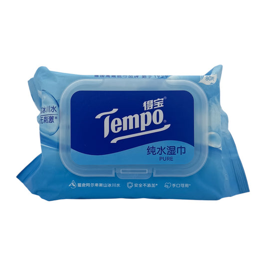 Tempo Pure Water Wet Tissue 80pcs