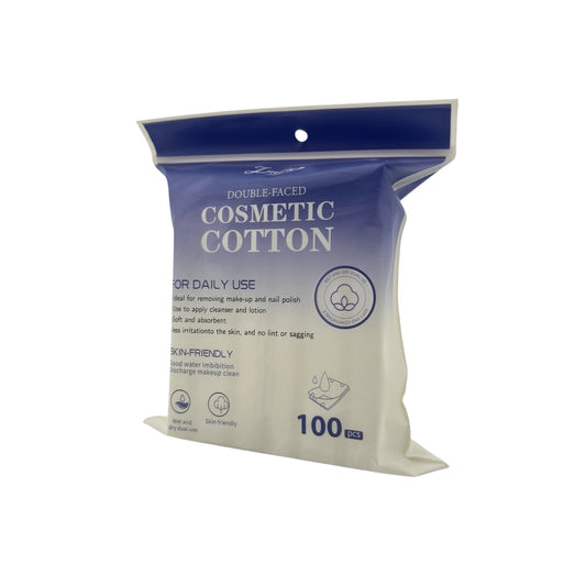 Lmltop Square Double-Faced Cosmetic Cotton 100pcs