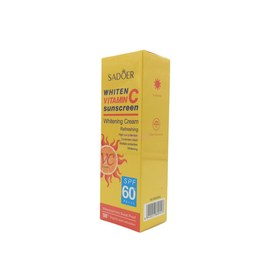 SADOER Vitamin C Sunscreen Whitening Cream SPF60+ 40g