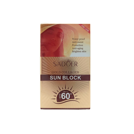 SADOER Gold Collagen Sunscreen SPF60+ 30g