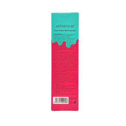 MOND'SUB Rose Flower Nail Care Duo 1set
