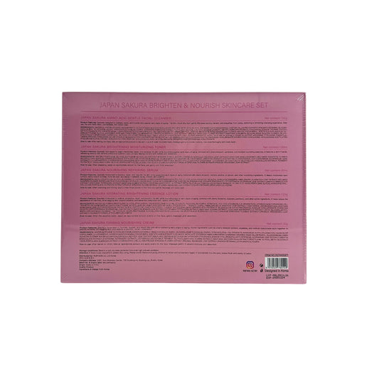 RUBYSKIN Japan Sakura Brighten & Nourish Skincare Set 5pcs