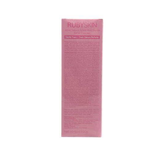 RUBYSKIN Japan Sakura Amino Acid Gentle Facial Cleanser 100g