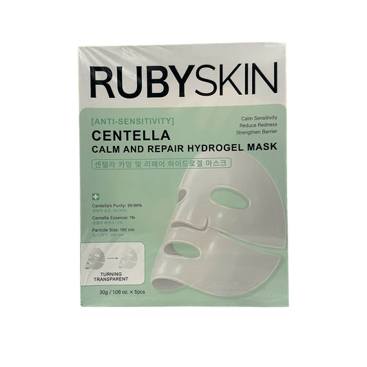 RUBYSKIN Centella Calm And Repair Hydrogel Mask 5pcs