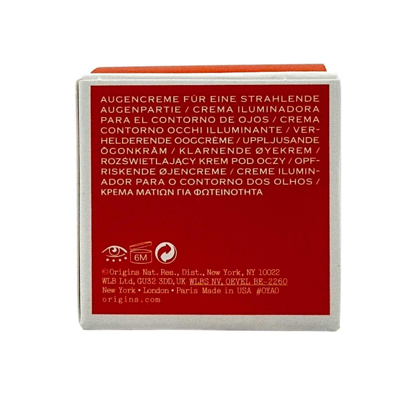 Origins Brightening Eye Cream with Caffeine and Ginseng   15ml
