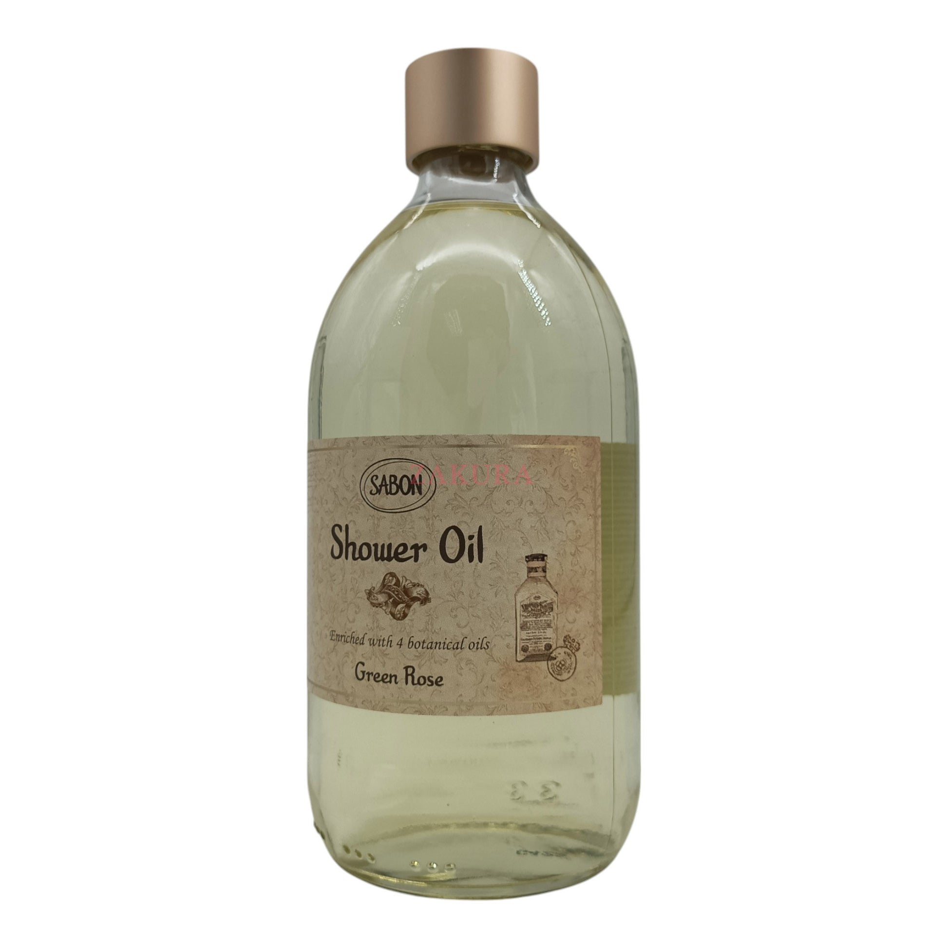 Sabon Shower Oil - Green Rose (300ml/500ml) 500ml