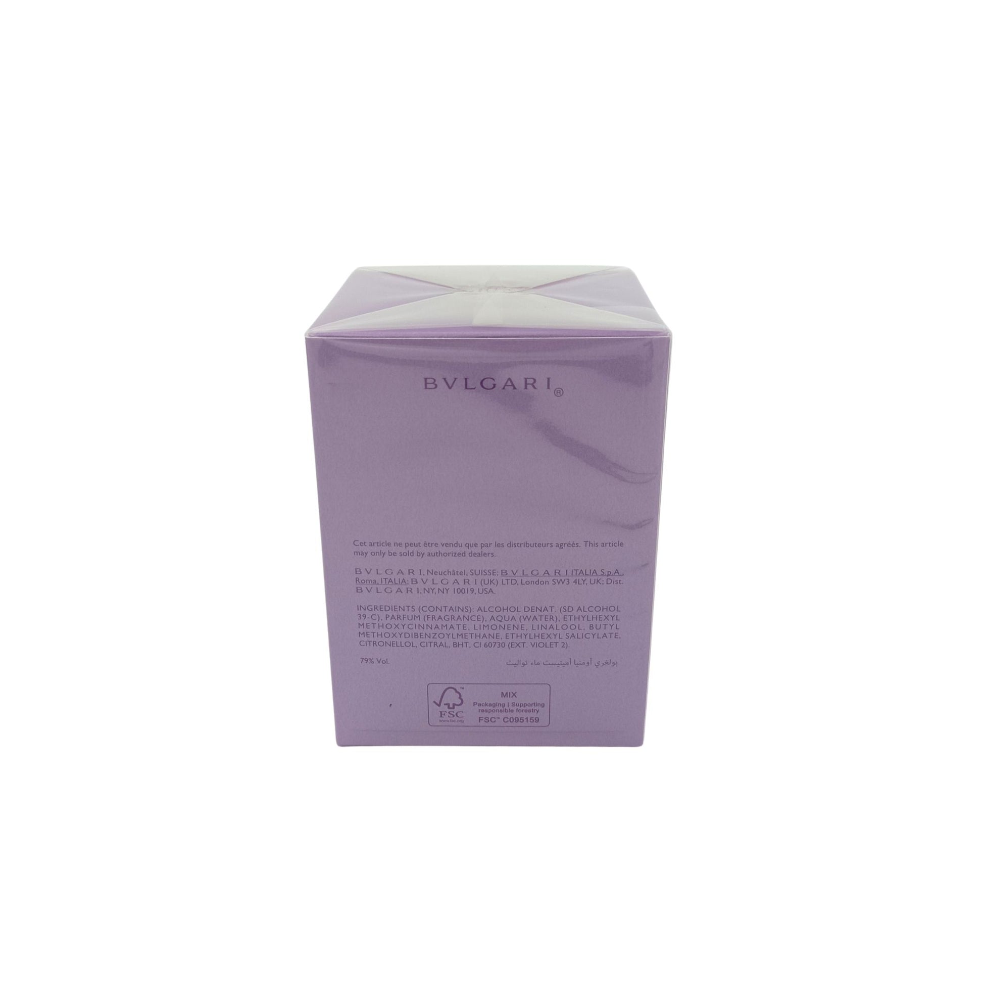 Bvlgari Omnia Amethyste Eau De Toliette Spray 50ml