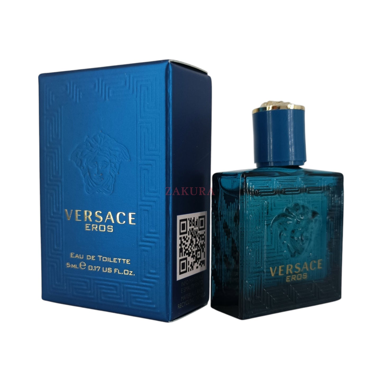 Versace Eros Eau De Toilette Spray (5ml Miniature/50ml/100ml) 5ml