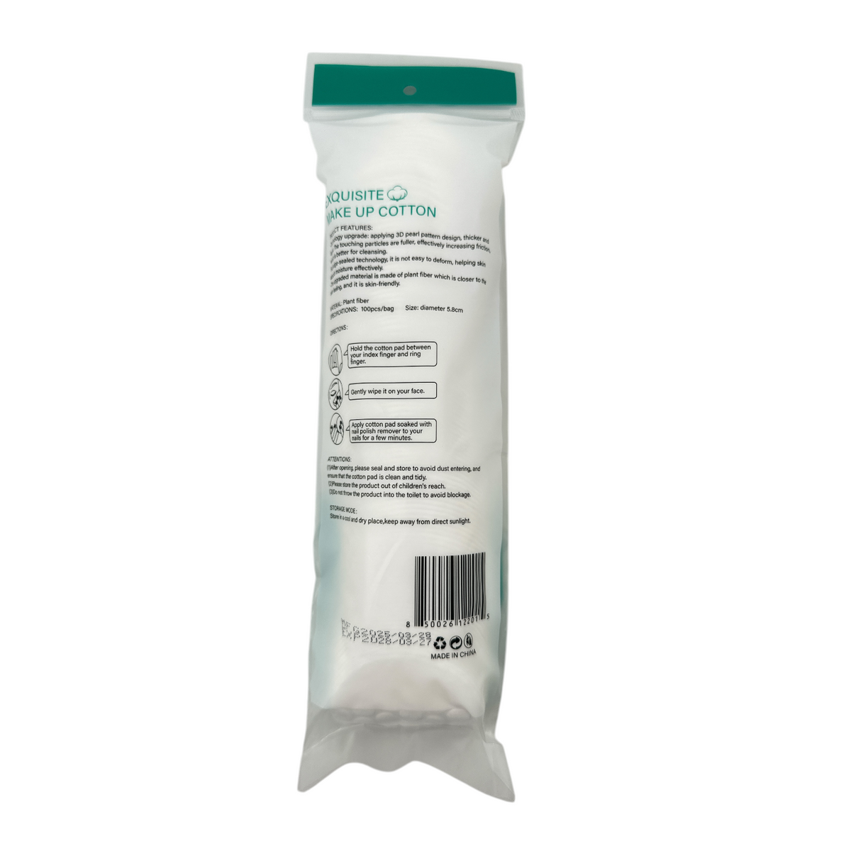 Make Up Remover Pads 100pcs 100pcs