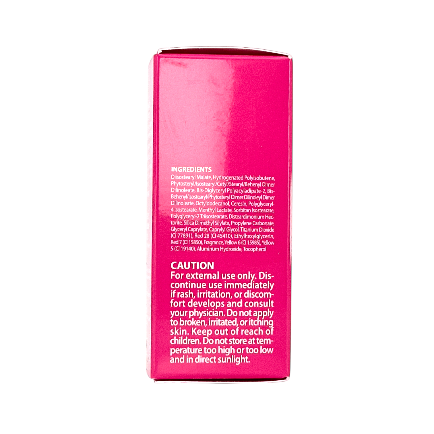Glossy candy pink shade with a smooth, non sticky finish. Moisturizing and perfect for adding shine and a sweet, youthful glow to any look.