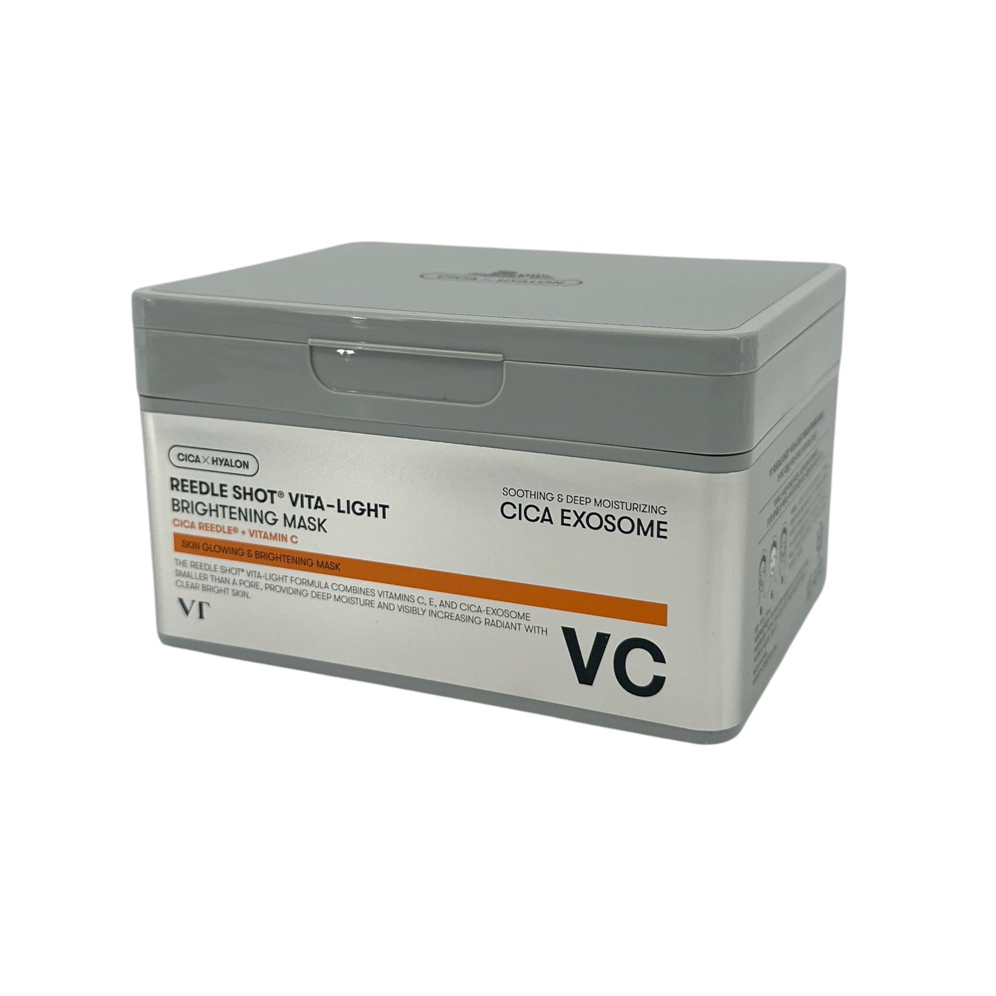 VT Reedle Shot Vita-Light Brightening Mask 30pcs by Zakura Global – brightening and hydrating facial masks with micro-needle technology.