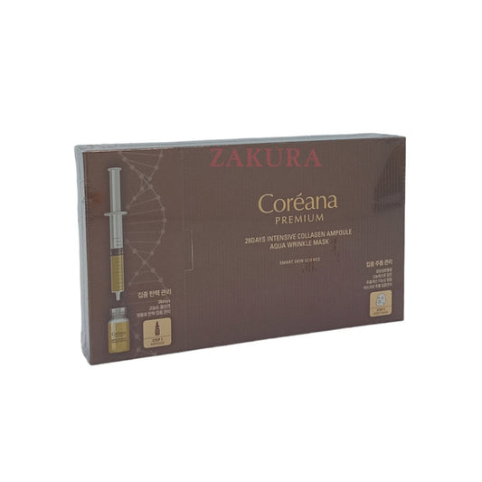 Coreana Premium 28 Days Inten Collagen Aqua Wrinkle Mask 2ml+25mlx10pcs