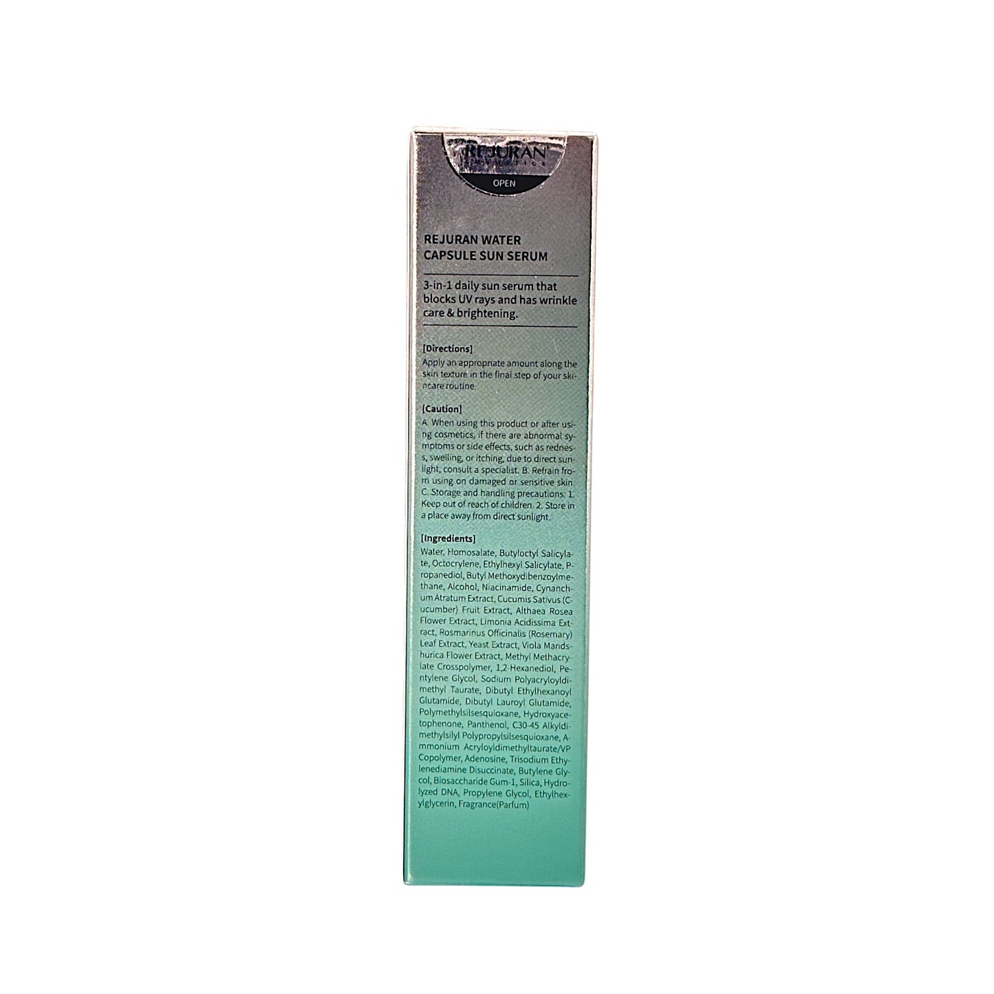 REJURAN Healer Water Capsule Sun Serum SPF50+ PA+++ 40ml