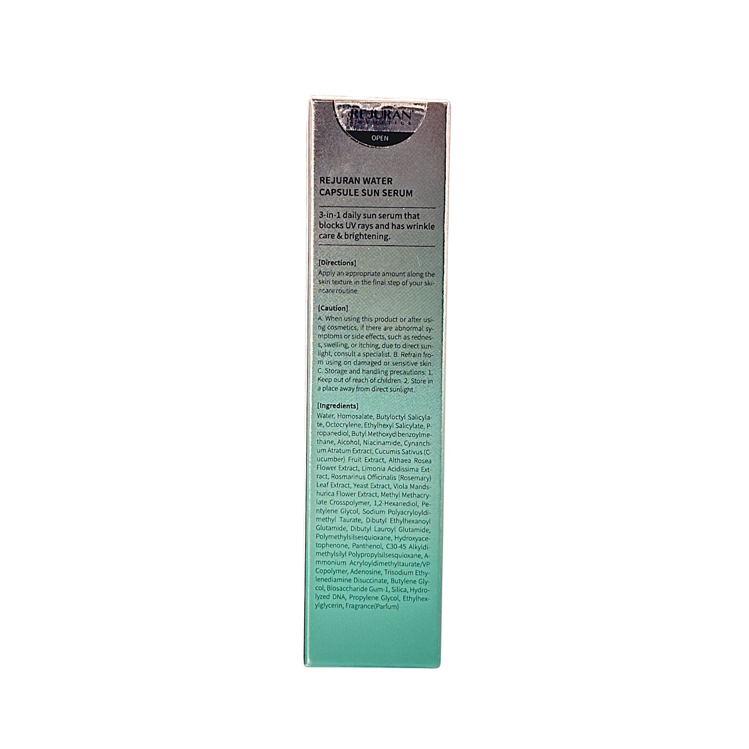 REJURAN Healer Water Capsule Sun Serum SPF50+ PA+++ 40ml