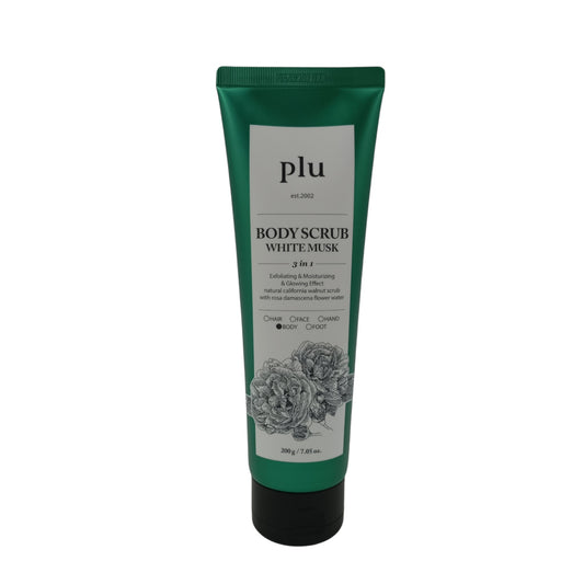 plu Body Scrub 200g (Berry Miix/Rosemary Herb/White Musk) White Musk