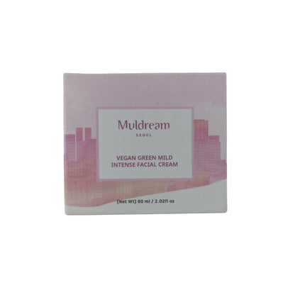 Muldream Vegan Green Mild Facial Cream 60ml (Fresh/Intense)