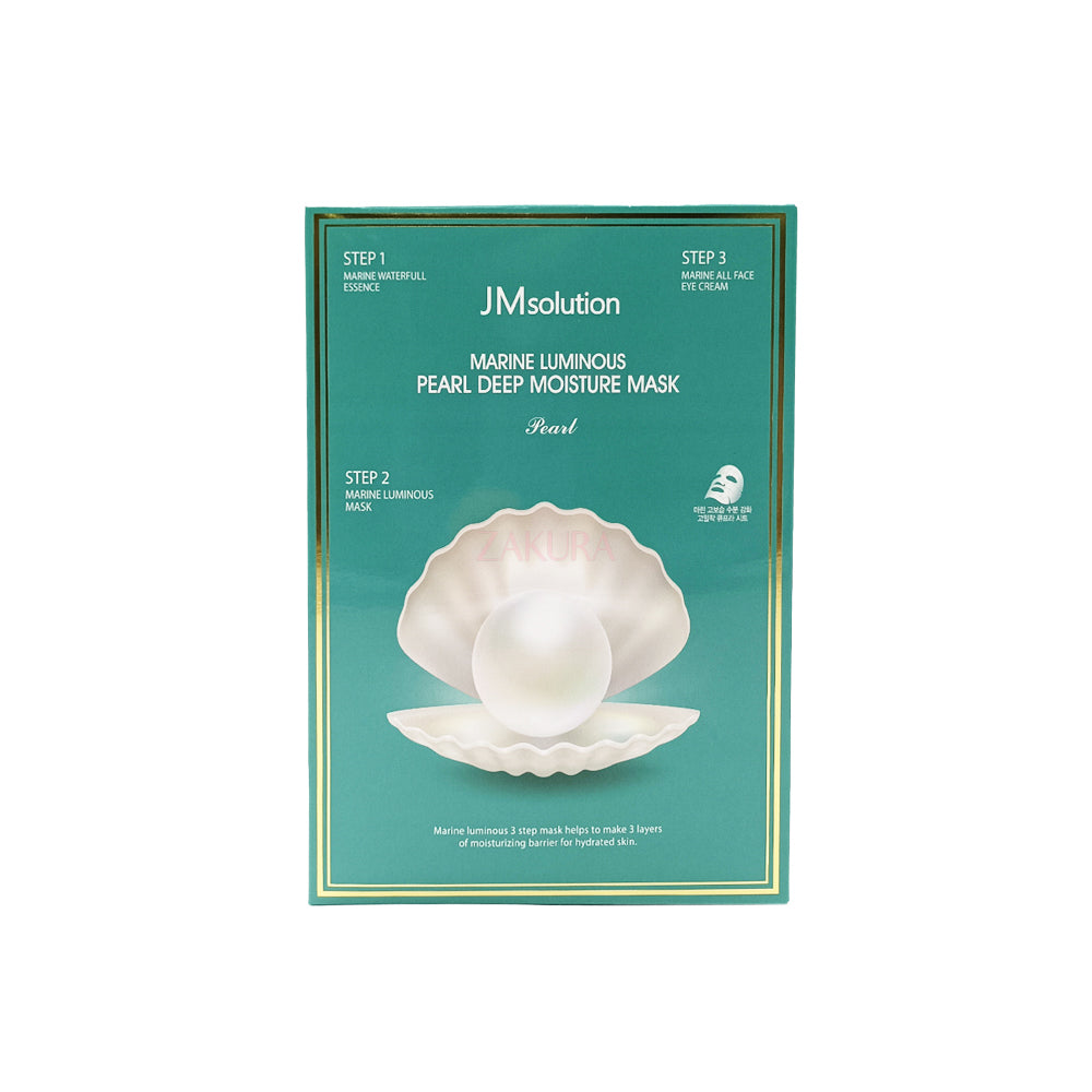 JM Solution Marine Luminous Pearl Deep Moisture Mask 10pcs