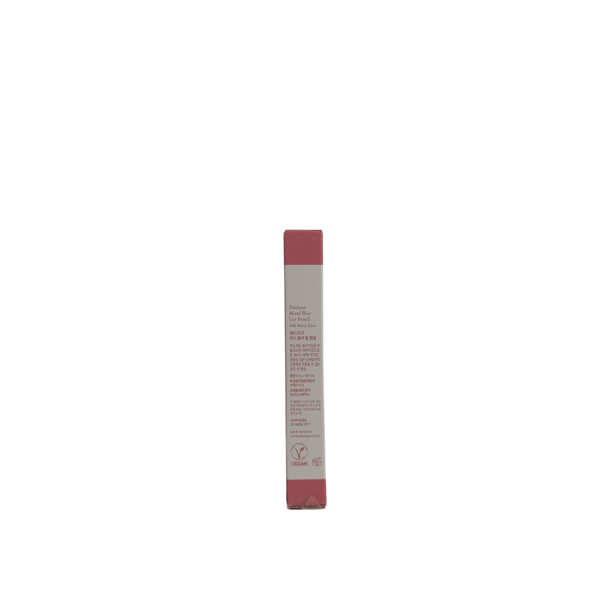 Dasique Mood Blur Lip Pencil 1pc 06 Misty Lilac