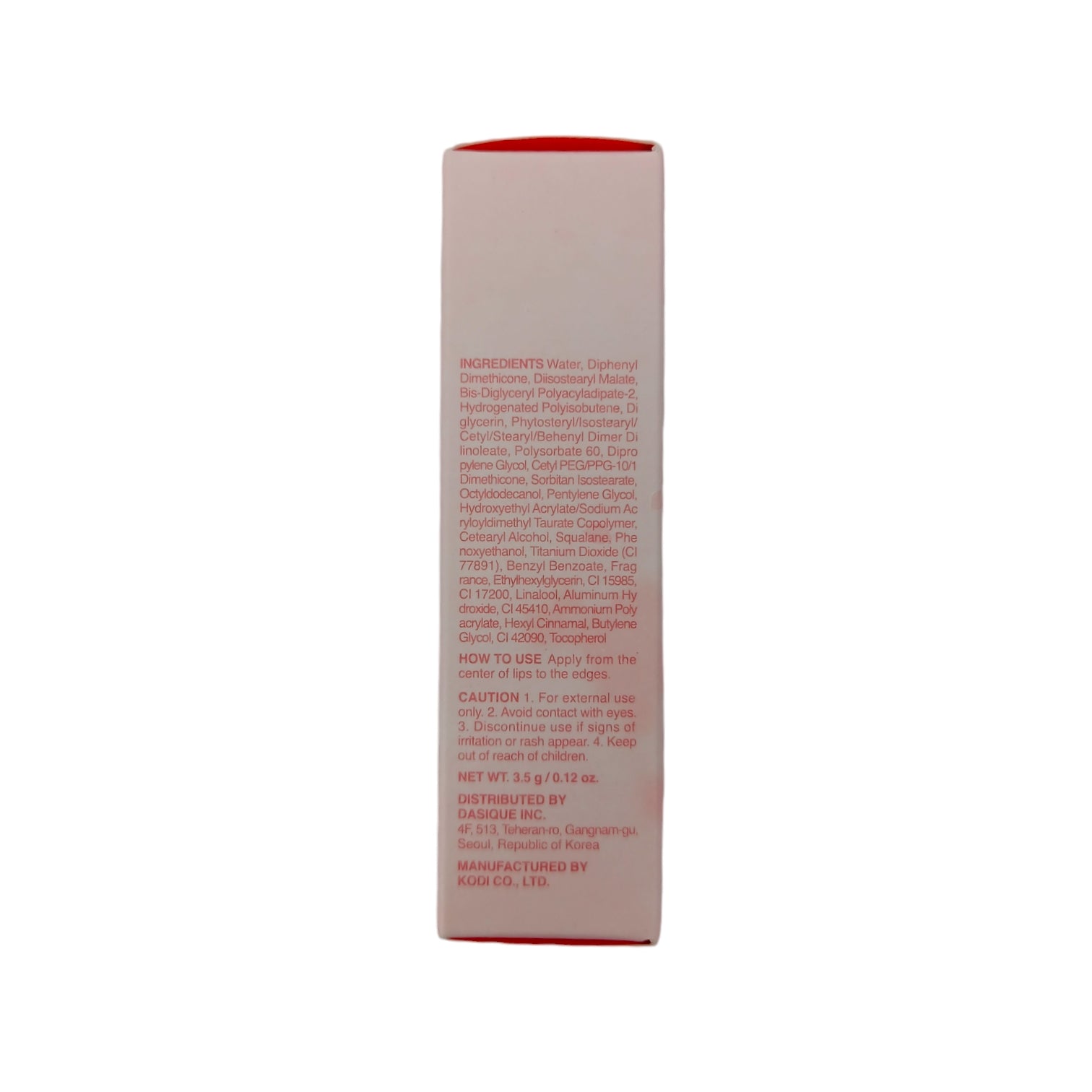 Dasique Juicy Dewy Tint - 25 Sakura Parfait 3.5g