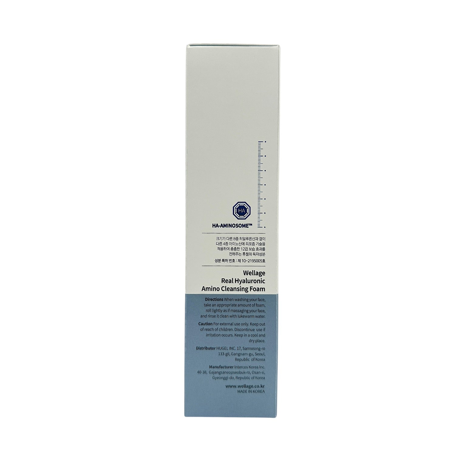 Wellage Real Hyaluronic Amino Cleansing Foam 150ml