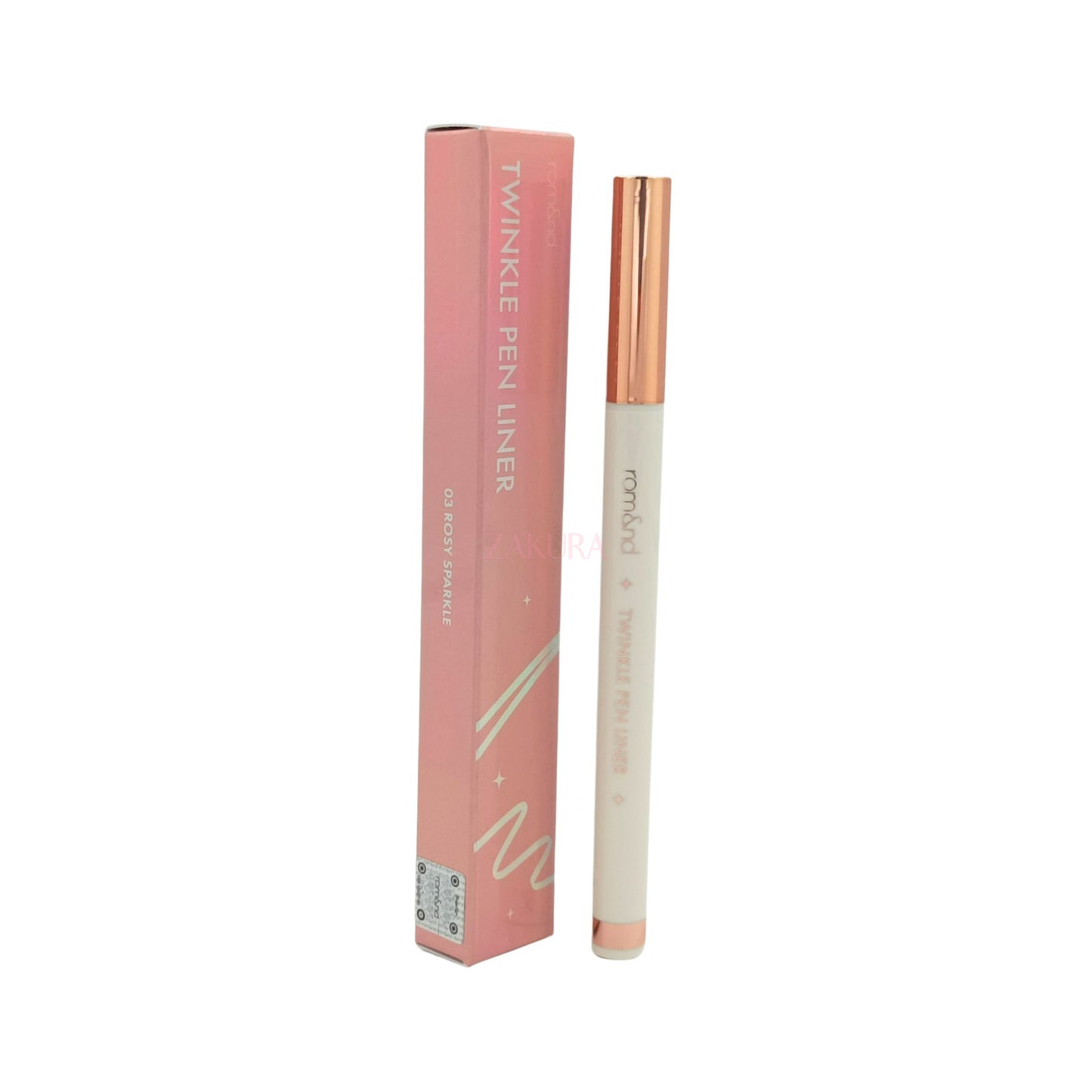 rom&nd Twinkle Pen Liner 0.5g 03 Rosy Sparkle