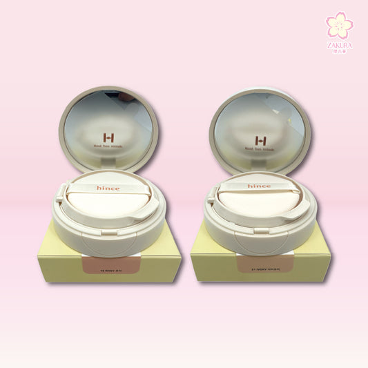 Hince Second Skin Glow Cushion 12g (15 Rosy/21 Ivory)