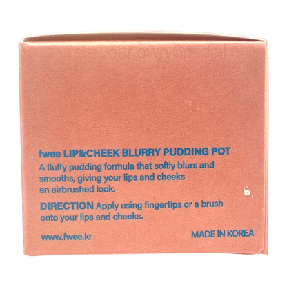 Lip & Cheek Blurry Pudding Pot - Without 5g