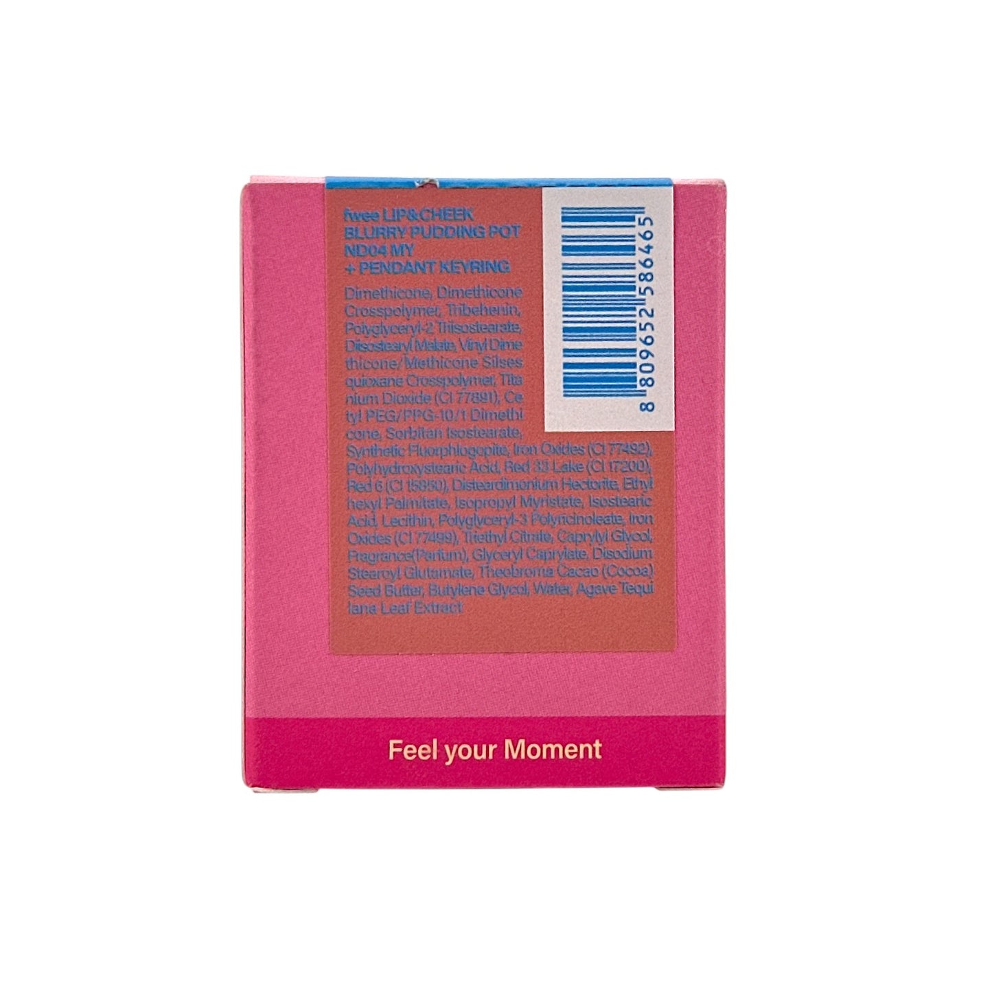 fwee Lip & Cheek Blurry Pudding Pot - My + Pendant Keyr 2pcs