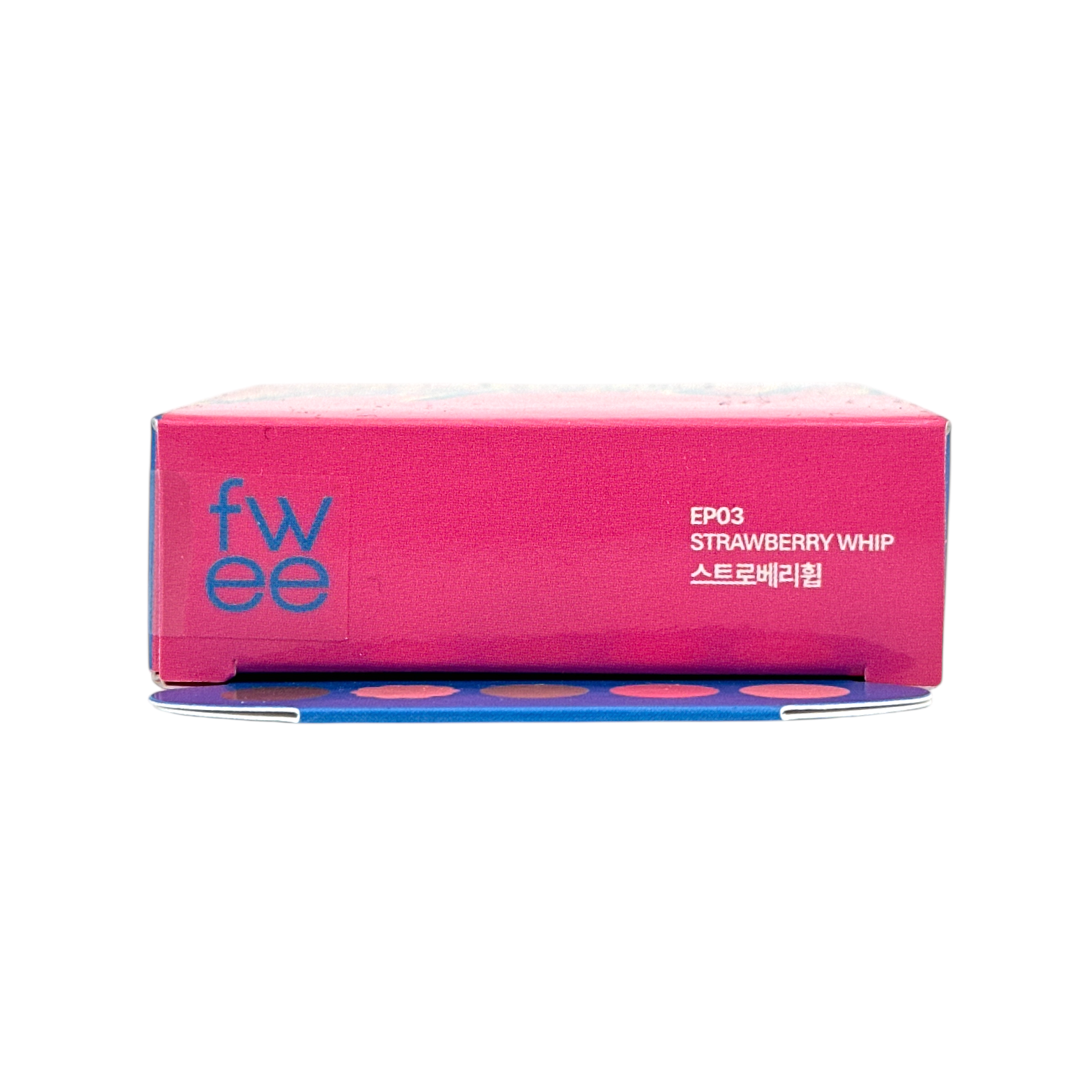 fwee Pocket Eye Palette EP03 Strawberry Whip 6.6g by Zakura Global – compact eyeshadow palette with pink tones and silky texture.